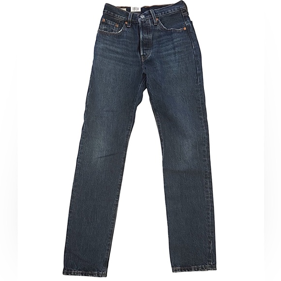 Levi's Women's High Rise Jeans - Dark Blue - Picture 3 of 12